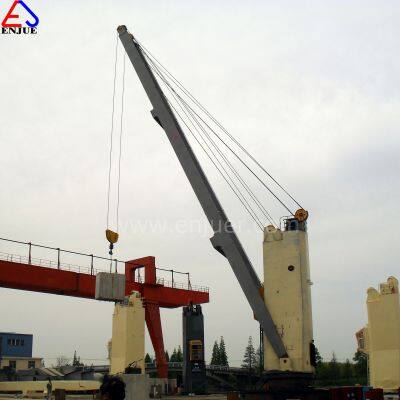 30/40/50/60 Ton Lifting Equipment Steel Wire Rope Luffing Marine Deck Crane Stiff Boom Straight Arm Boom Crane photo-4