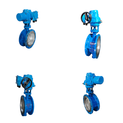 Part-turn Valve Electric Actuator Cast Steel Butterfly Valve