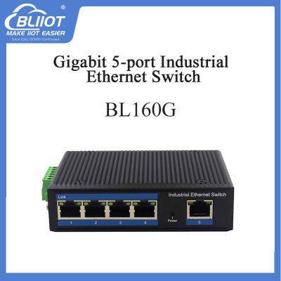 Коммутатор BL160G для промышленной автоматизации обладает превосходной прочностью и адаптируется к жестким условиям эксплуатации