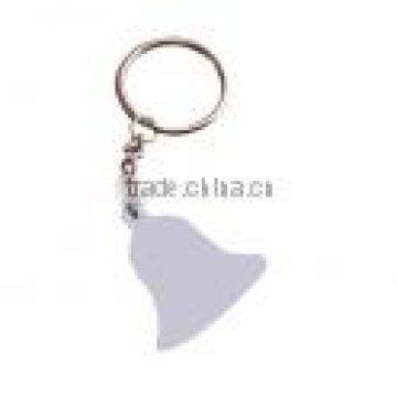 Manufacture Price New heat transfer MDF key chain ring Sublimation blank