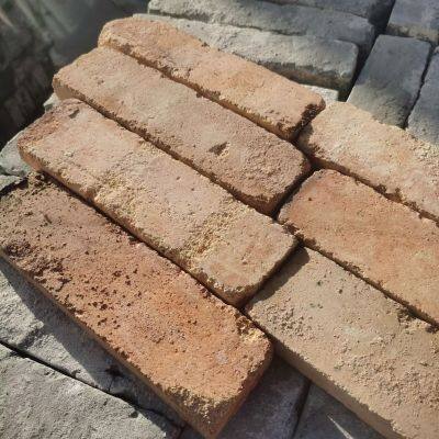 Reclaimed Old Fire Brick Tile for Fireplace Wall Cladding, 22mm Thickness photo-2