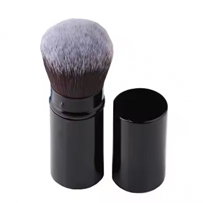 Cheap Large Retractable Makeup Brush Piece Private Label Face Body Cosmetics Tool Powder Blush Brush Travel Pocket Facial Brush