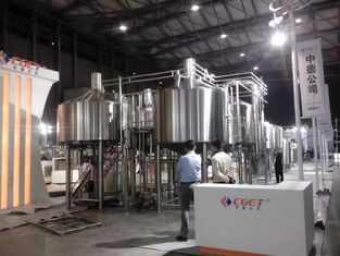 Touch Screen Large Home Brewing Equipment 2000L Sus304 Brewhouse Equipment photo-2