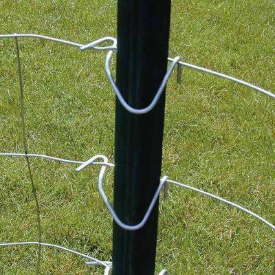 Американский стальной оградный столб Т с шипами длиной 10 футов, оцинкованный угловой оградный столб для фермерской ограды