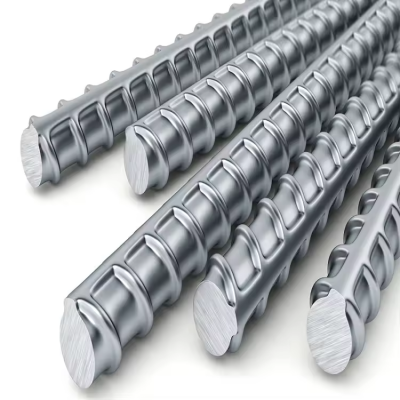 Hot Rolled Deformed Ribbed Steel Bar Astm A615 Gr60 Hrb400 Q345 10mm 12mm 20mm Rebar Solid Round Bars Rod For Construction