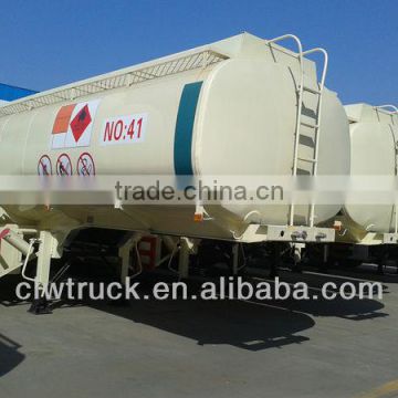 50000L fuel tank semi trailer, 3 axle 50m3 fuel oil tanker trailer