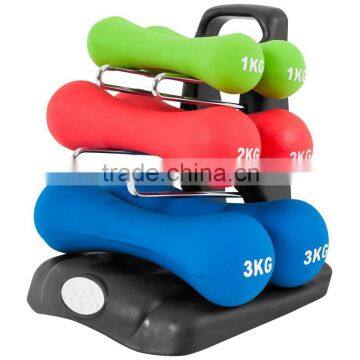 Crossfit equipment bone shape dumbbell set for women exercise