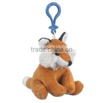 plush stuffed fox keychain , plush keychain fox , plush fox keychain