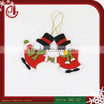  China Felt Fabric Snowman Shaped Home Decoration Gift Christmas Ornament