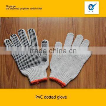 2014 High Quliaty Personal Safety Equipment New Working Gloves Work Used PVC Dotted Working Gloves from China