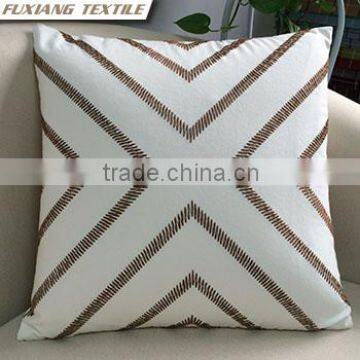 Modern Brief Style Gemometry Pattern Ourdoor Embroidered Cushion photo-3