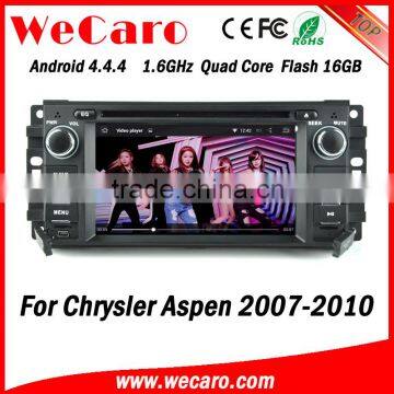 Wecaro WC-JC6235 Android 4.4.4 radio HD for Chrysler Aspen car stereo dvd player 2007 - 2010 USB SD