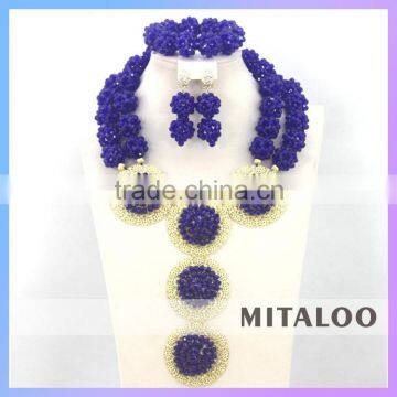 Mitaloo MT0004 New Model Beads Jewelry Set Nigerian Bridal Bead Set For Wedding
