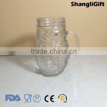 400ml Dessert Owl Shape Glass Mug Customized Design