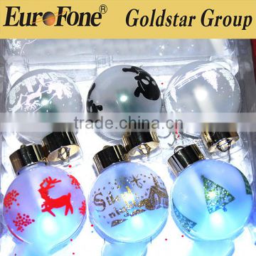 2016 new style Christmas Tree Decoration Windproof Led Ball Light for sales