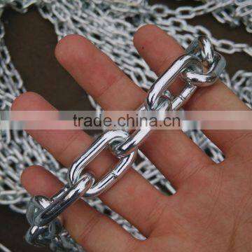 Chain factory selling iron welded galvanised industrial link chain