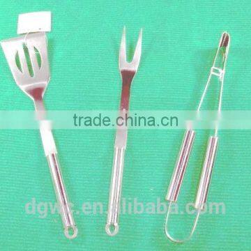 3pcs Stainless Steel Barbecue Tools With Alumium Case photo-3