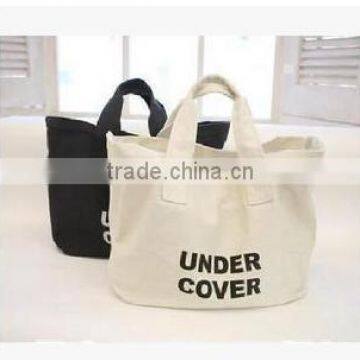 Wholesale students big casual bag ladies canvas shopping bag