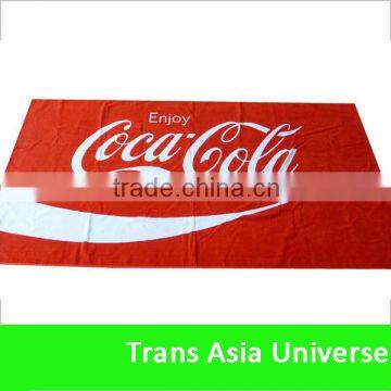 Hot Sale Custom Terry Velour Promotional Beach Towel