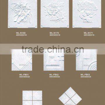 Gypsum Relief embossment for walls/ceilings