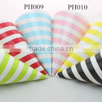 stripe disposable paper party hats for children's day