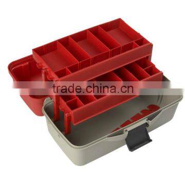 35.5*20*19cm 2 Layers Fishing Tackle Storage Box Fishing Tool Equipment Case photo-3