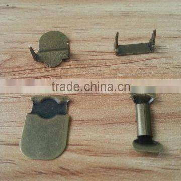 8014A6 Brass Hook and Bar in Oxy Brass Color For Mens Suit Trousers --8014A6 photo-4