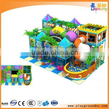 2015 Galvanized pipe material indoor playground equipment for kids Popular children play land