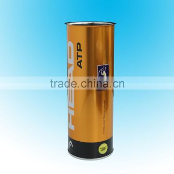 2015 hot selling custom printed logo tennis ball cans, shenzhen buy empty tin cans for food canning