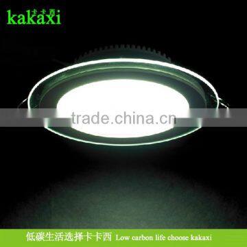 Round Glass LED Panel Light 6w 12w 18w SMD5730 LED Round Kitchen Lamp LED Ceiling Light photo-2