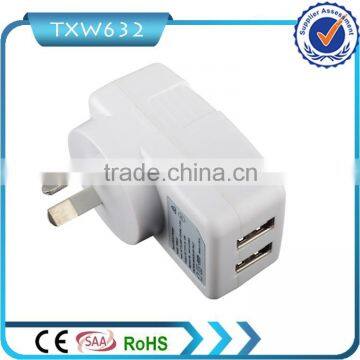 SAA Approved 5V 2A 2 Port Wall Adapter for AU Standards photo-6