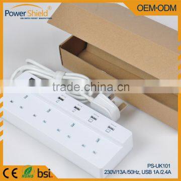 PowerShield Britain 4-Outlet Home/Office Surge Protector With 8 Ft. Cord photo-4
