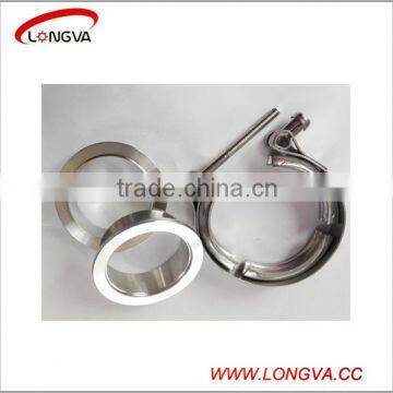 stainless steel v band auto exhaust hose pipe clamps