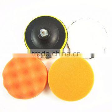 1x Sponge Cone Metal Polishing Foam Pad Wool Buffing Polishing Ball-Select Color