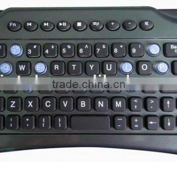 Plam size 2.4g wireless keyboard with touchpad