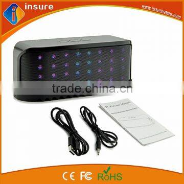 bluetooth music player speaker with led light