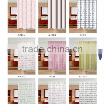 PVC Printing Shower Vinyl Curtain