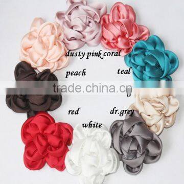 3 inch ' ribbon flower -hair accessories for baby girl