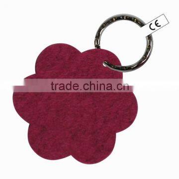 Customized wool custom keychain with factory price