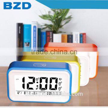 New Design Promotion Item Smart Multi-functional Digital LCD Electric Talking Alarm Clock