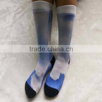 Cloud printing custom printed socks, custom print socks, sublimation printing socks