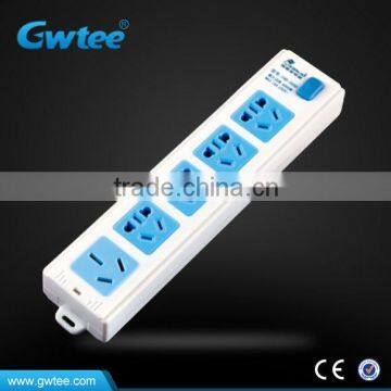 5 way brass electrical extension socket FXD-333D