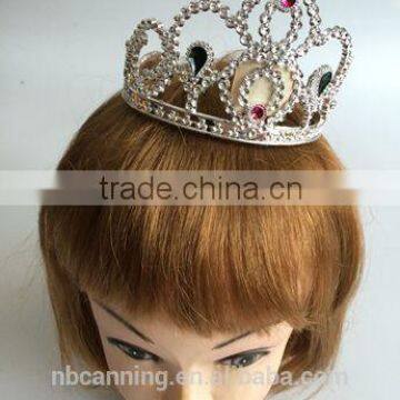 party crown /new style princess plastic crown /cute girls christmas party crown cheap