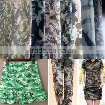 TC and Cotton twill black camouflage fabric military uniform fabric