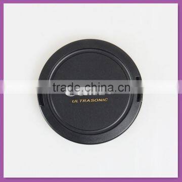 High quality product snap-on with word camera lens cap for Canon