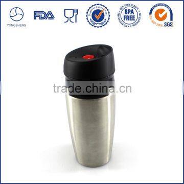 Eco-Friendly double wall stainless steel starbucks travel mug with BMW lid