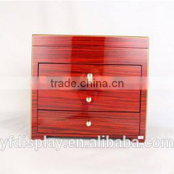 Glossy Finish Wooden Jewellery Collection, Jewellery Wooden Box, High Quality Wood Jewllery Case