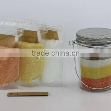 Simplicity DIY Jar Candle, DIY Candle Sand & Cotton Wick & Glass Jar photo-2