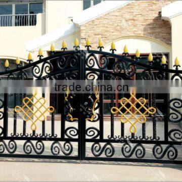 Iron Main Entrance Main Gate Grill Design photo-5