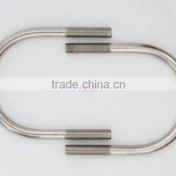 hot sale M16 U bolt zinc plated grade 4.8 asme b18.2.1 hex bolt